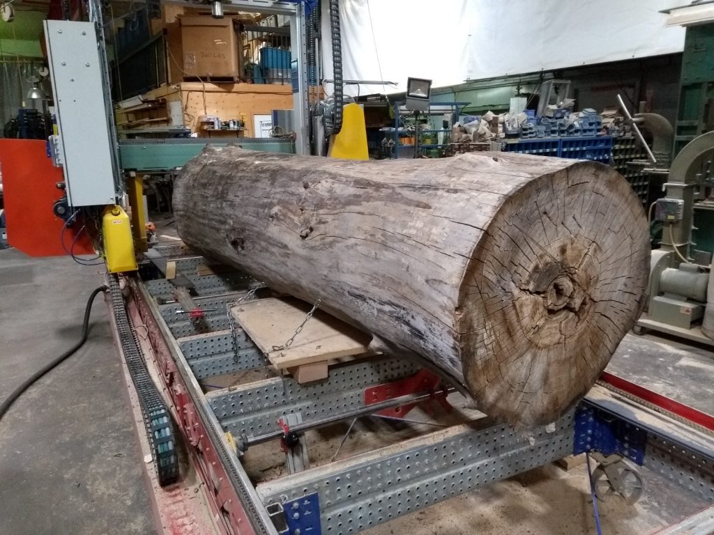CNC Controlled Large Log Sawmill
